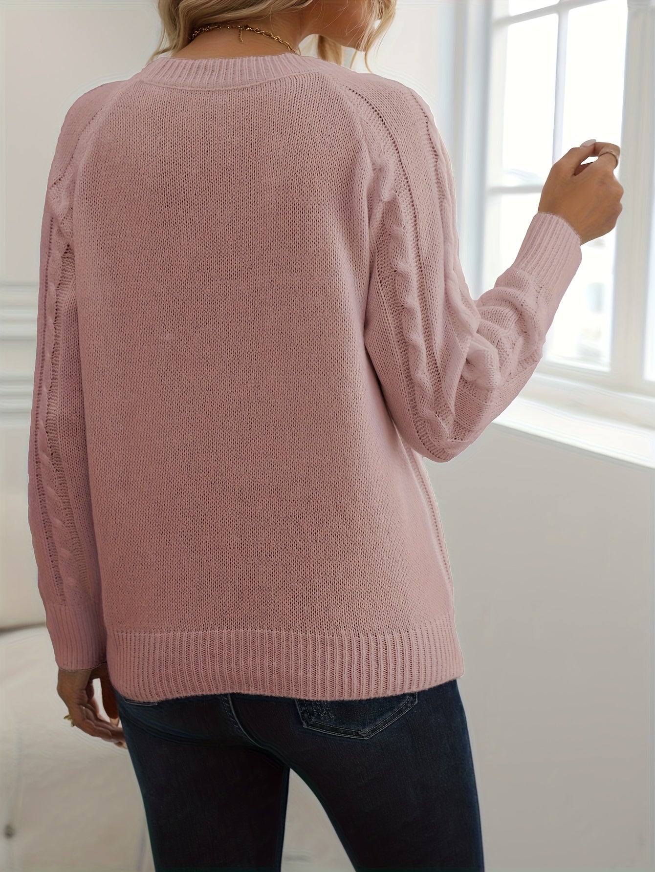 Amelia™ | Cable Knit Sweater - ENVI