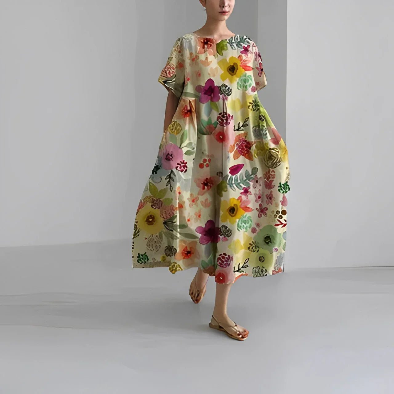 BELINDA™ | Comfortable Floral Dress - ENVI