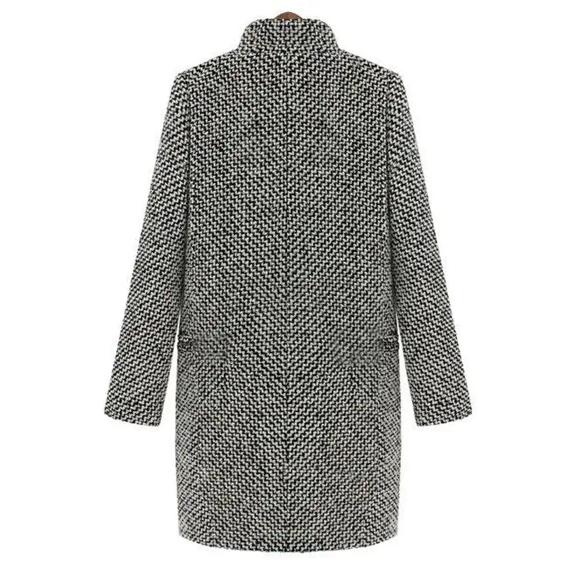 Cheska™ | Long wool coat jacket - ENVI