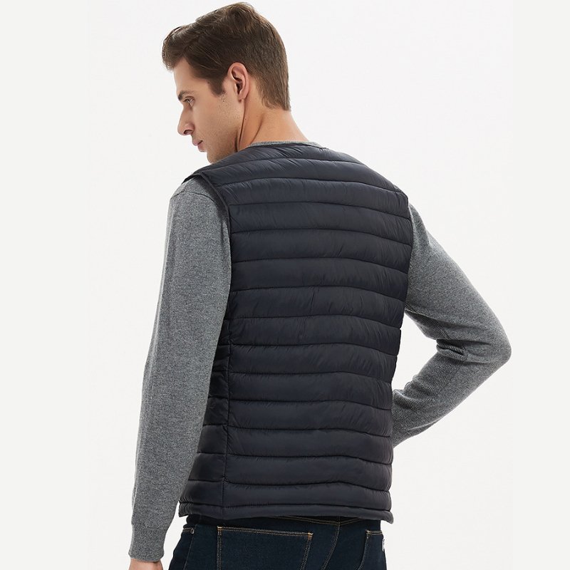 Corey™ | Autumn - Winter Cross - Border Quilted Cotton Vest - ENVI