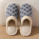 Cozy Winter Fuzzy Slippers - Soft, Warm, and Comfortable Closed - Toe Shoes for Indoor Bedroom Use - Plush Slip - On Design with Gentle Grip Sole - ENVI