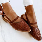 Dahlia™ | Refined Handcrafted Open Strap Moccasins - ENVI