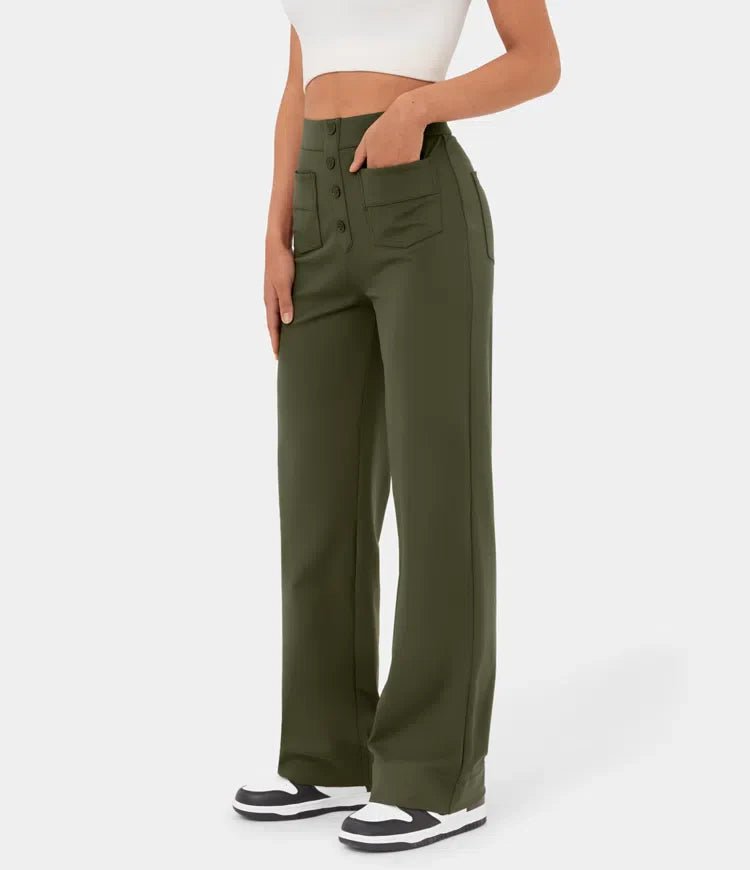 Emma™ | High Waisted Elastic Pants - ENVI