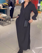 Eva™ | Stretchy Long Dress - ENVI