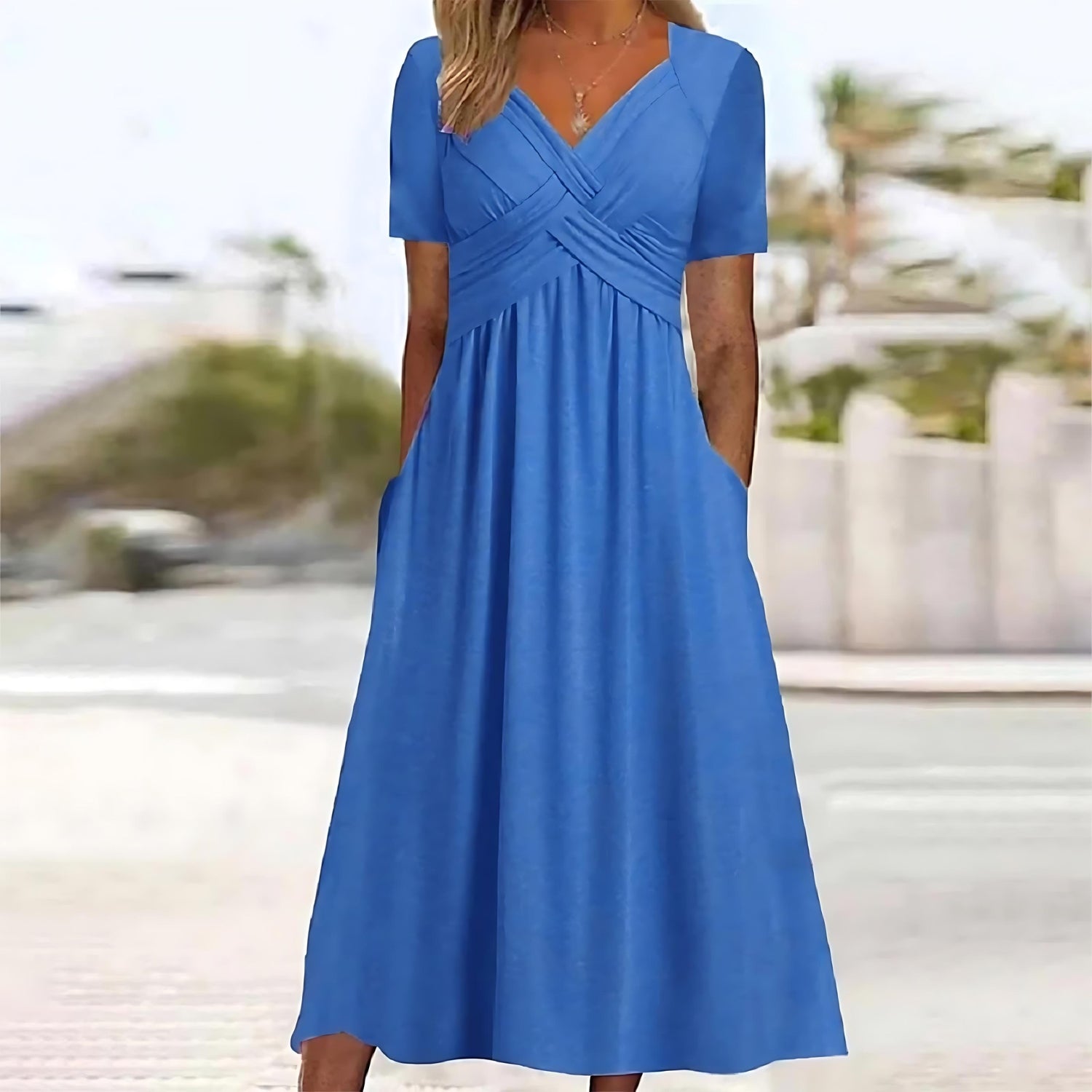 JAMAICA™ Elegant midi dress with tummy control - ENVI