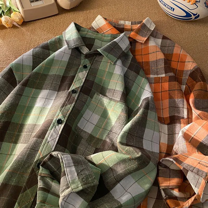 KYLE™ | Classic Men's Plaid Shirt - ENVI