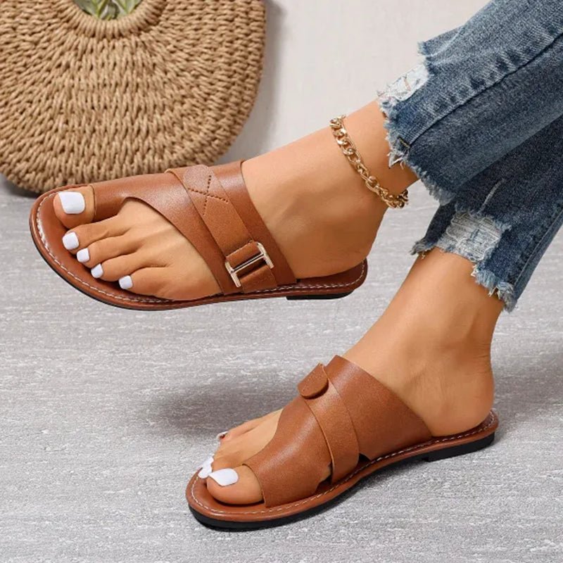 Lucy™ | Luxury Orthopedic Leather Sandals - ENVI