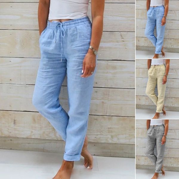 Monica™ | Linen Summer Trousers - ENVI