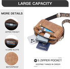 Multifunctional zipper crossbody bag - ENVI