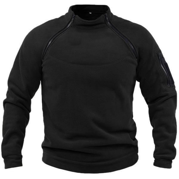 Renard™ | Modern Stand Collar Dual Zip Warm Sweater - ENVI