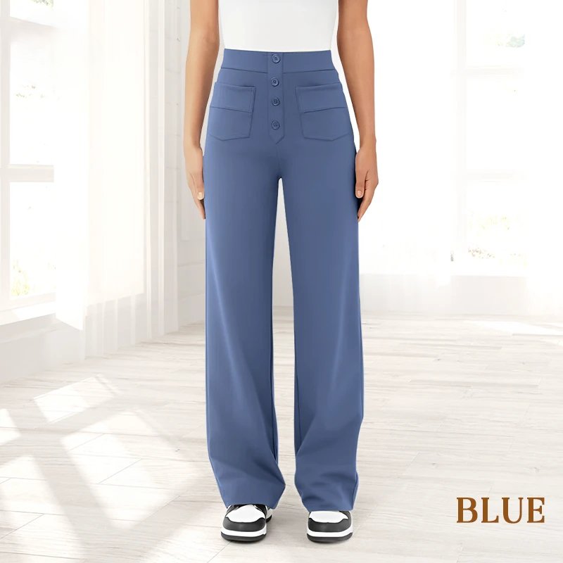 Ria™ | High Waist Stretch Casual Pants - ENVI