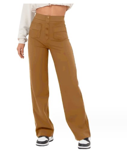 Ria™ | High Waist Stretch Casual Pants - ENVI