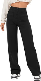 Ria™ | High Waist Stretch Casual Pants - ENVI