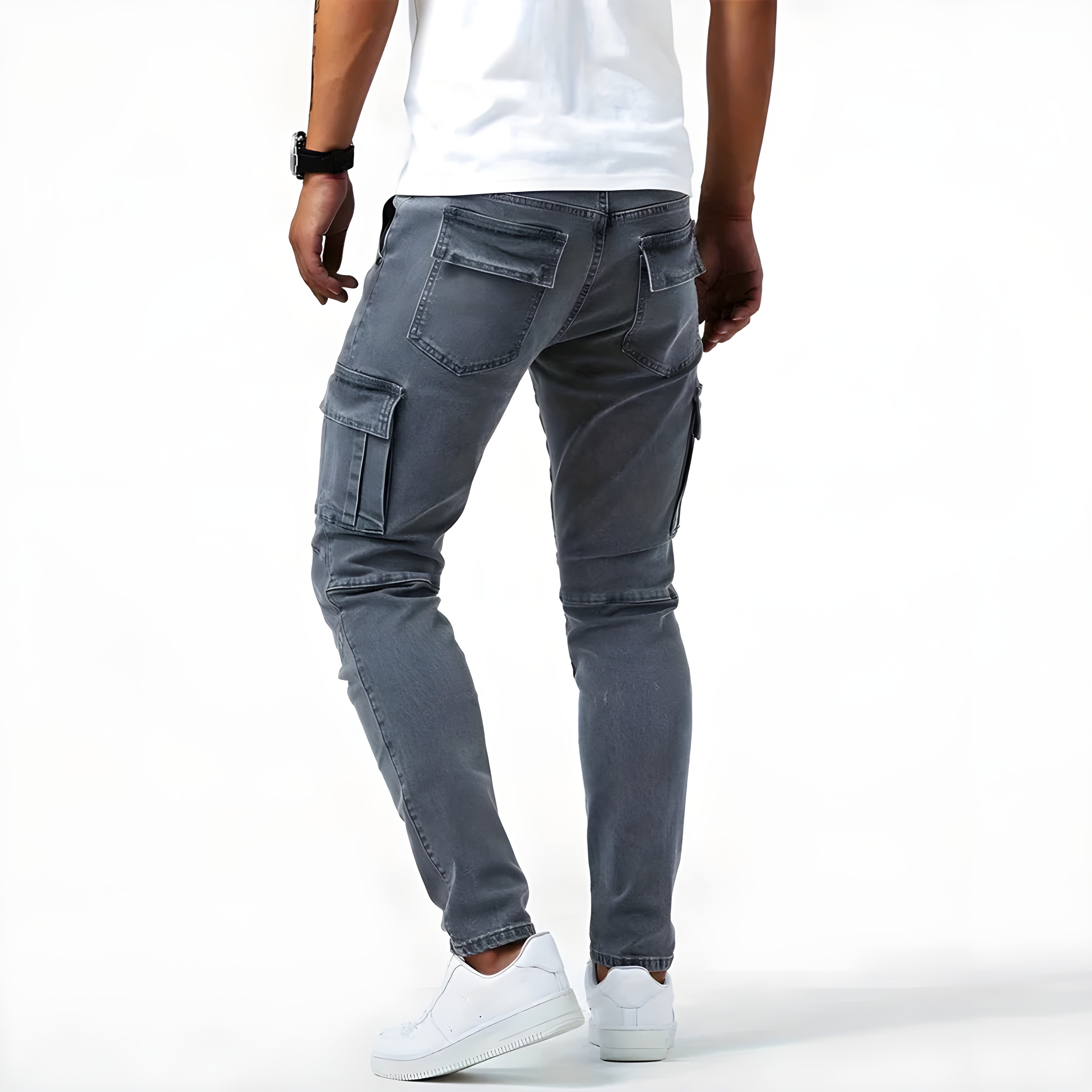 Rigor™ | Stretchable Denim Cargo Pants - ENVI