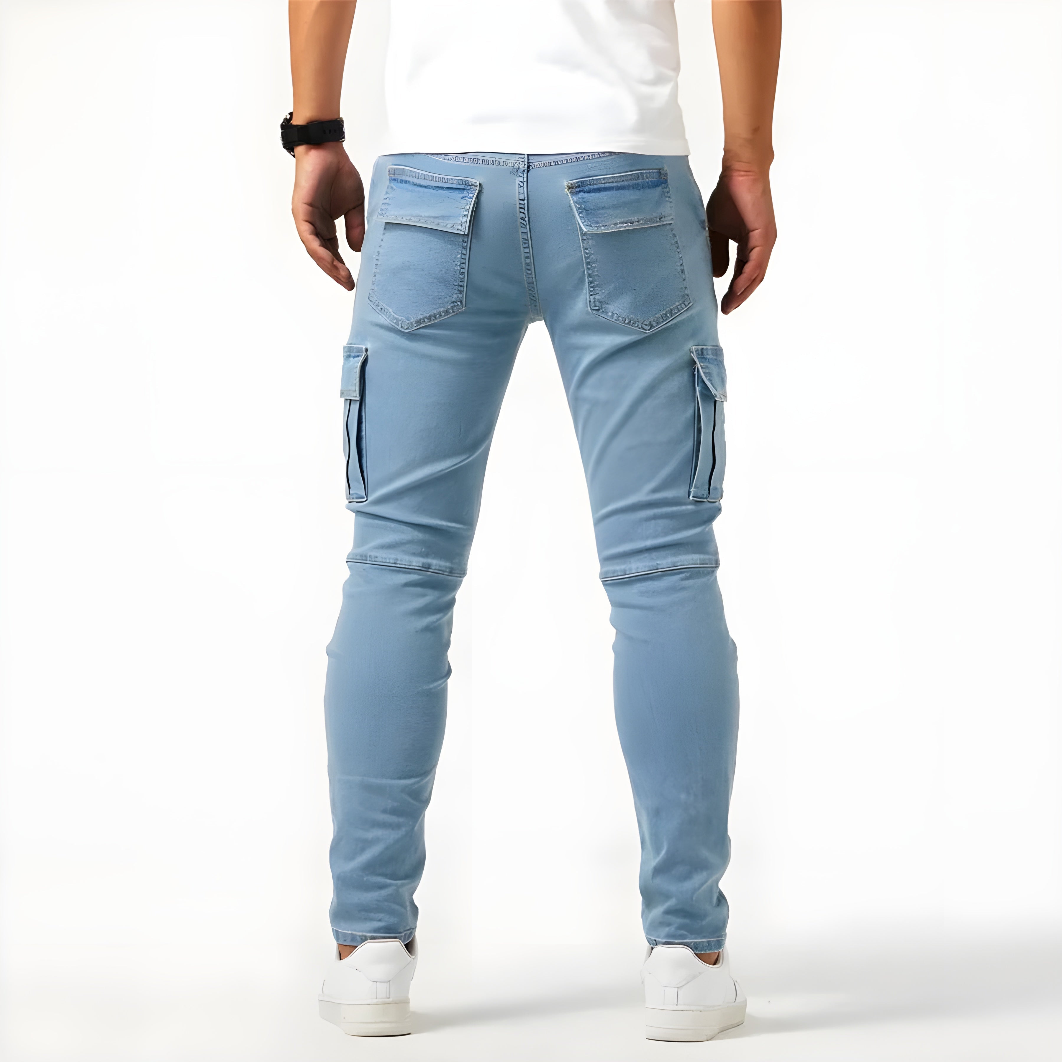 Rigor™ | Stretchable Denim Cargo Pants - ENVI