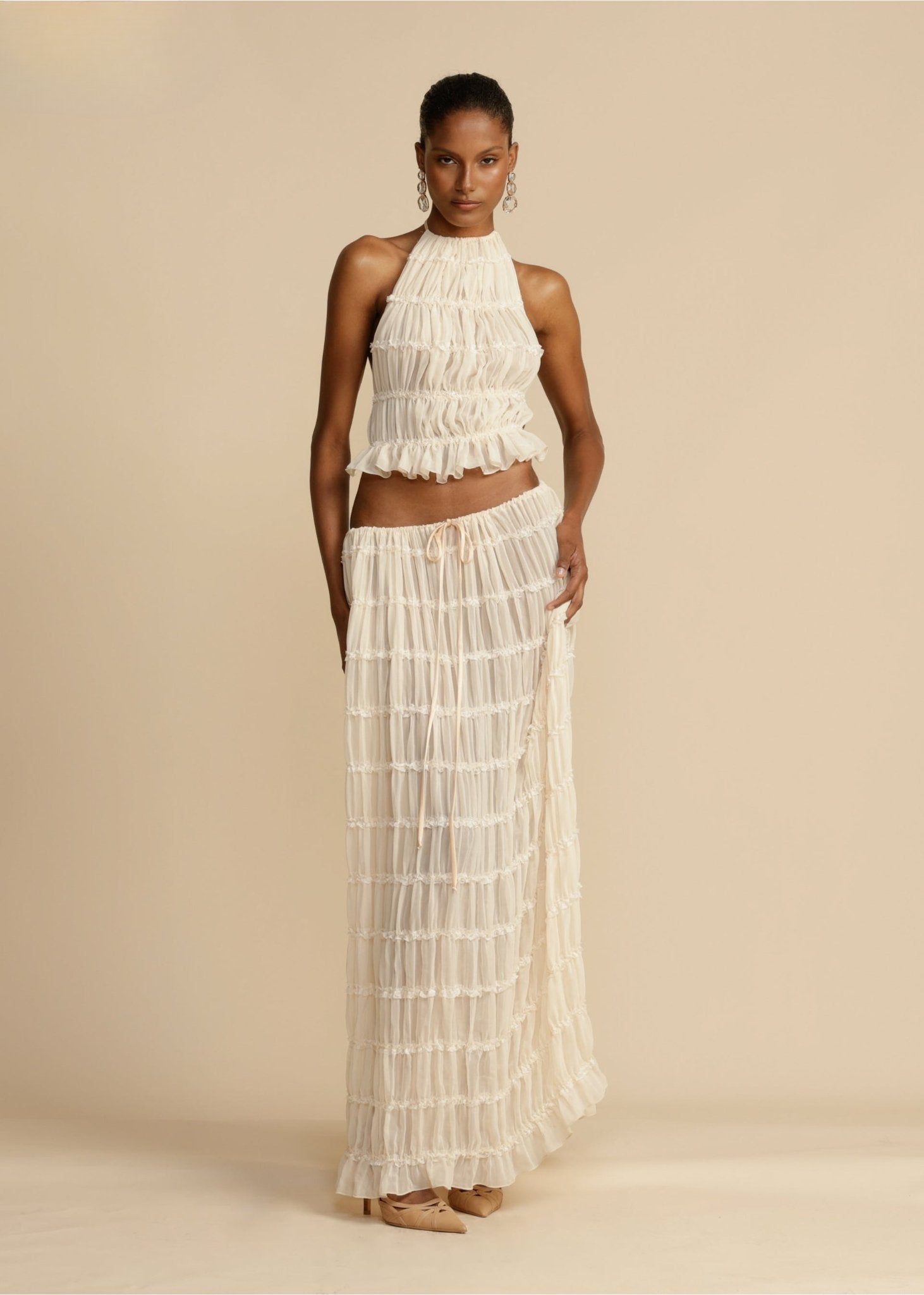 Rosa™ | Backless Pleated Set - ENVI