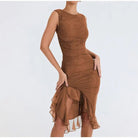 Savannah™ | Midi Ruffle Dress - ENVI