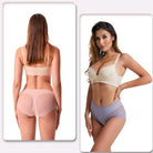 Seamless Ice Silk High Waist Bodycon Briefs | Buy 1, Get Pack of 4 - ENVI