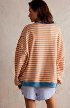 Stacey™ | Oversized Striped Sweater - ENVI