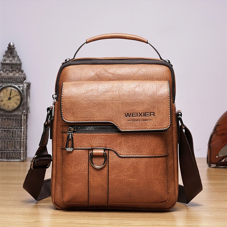 WEIXIER | Vintage Leather Crossbody Bag - ENVI