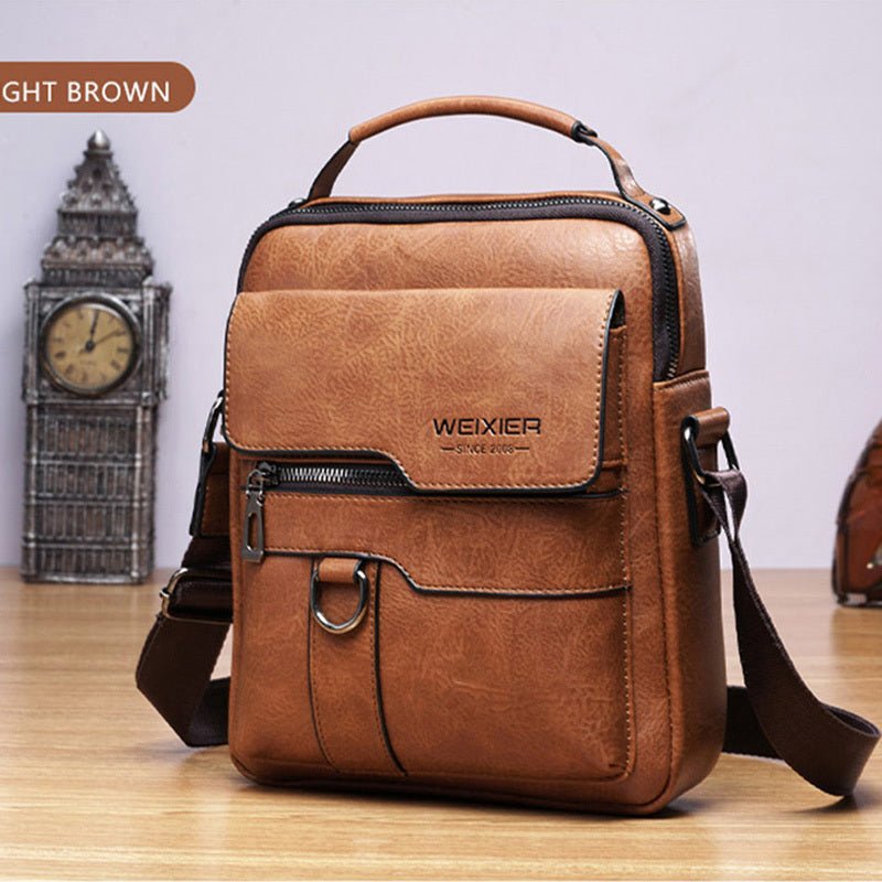 WEIXIER | Vintage Leather Crossbody Bag - ENVI