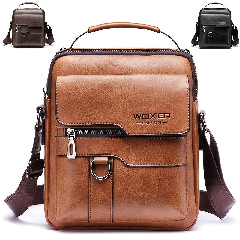 WEIXIER | Vintage Leather Crossbody Bag - ENVI