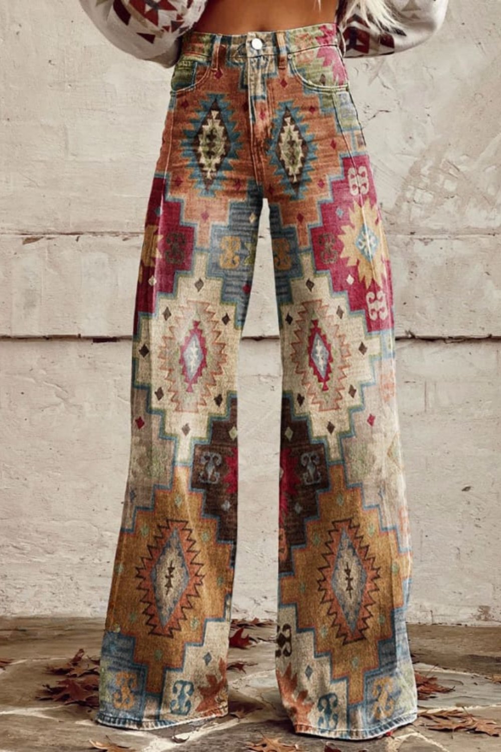 Women's Bohemian Vibe Casual Wide Leg Pants - ENVI